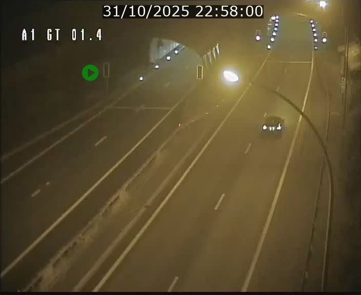 <h2>Traffic live webcam Luxembourg Hesperange - A1 direction Kirchberg - BK 1.4</h2>