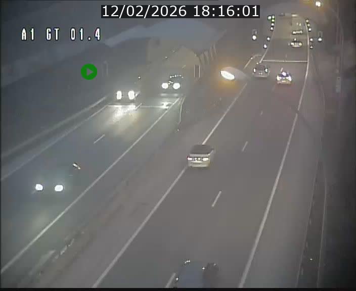 <h2>Traffic live webcam Luxembourg Hesperange - A1 direction Kirchberg - BK 1.4</h2>