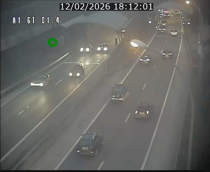 <h2>Traffic live webcam Luxembourg Hesperange - A1 direction Kirchberg - BK 1.4</h2>