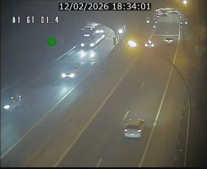 <h2>Traffic live webcam Luxembourg Hesperange - A1 direction Kirchberg - BK 1.4</h2>