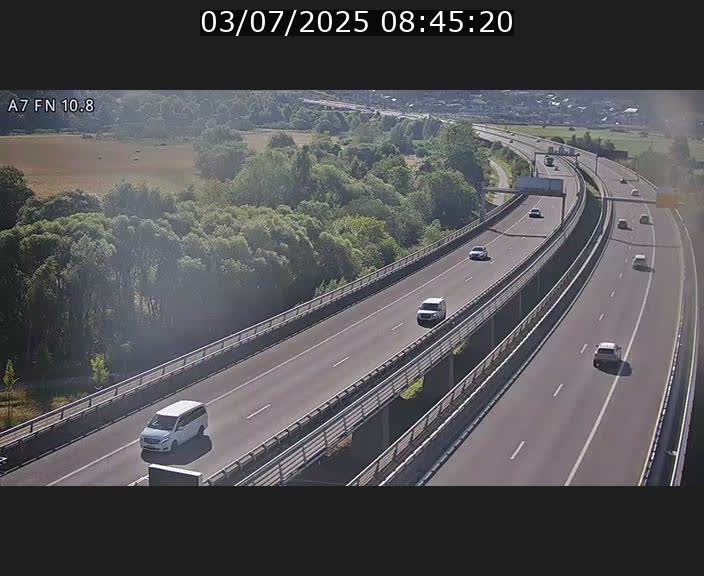<h2>Caméra trafic Luxembourg - A7, Tunnel Gousselerbierg, sortie sud, direction rond-point Lorentzweiler (BK 10.8)</h2>
