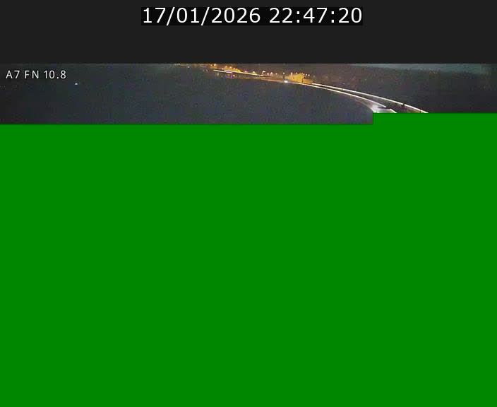 Caméra trafic Luxembourg - A7, Tunnel Gousselerbierg, sortie sud, direction rond-point Lorentzweiler (BK 10.8)