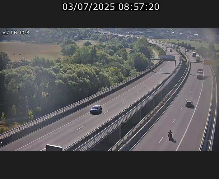 <h2>Caméra trafic Luxembourg - A7, Tunnel Gousselerbierg, sortie sud, direction rond-point Lorentzweiler (BK 10.8)</h2>