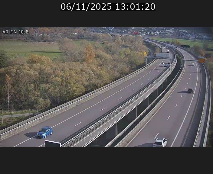 <h2>Caméra trafic Luxembourg - A7, Tunnel Gousselerbierg, sortie sud, direction rond-point Lorentzweiler (BK 10.8)</h2>