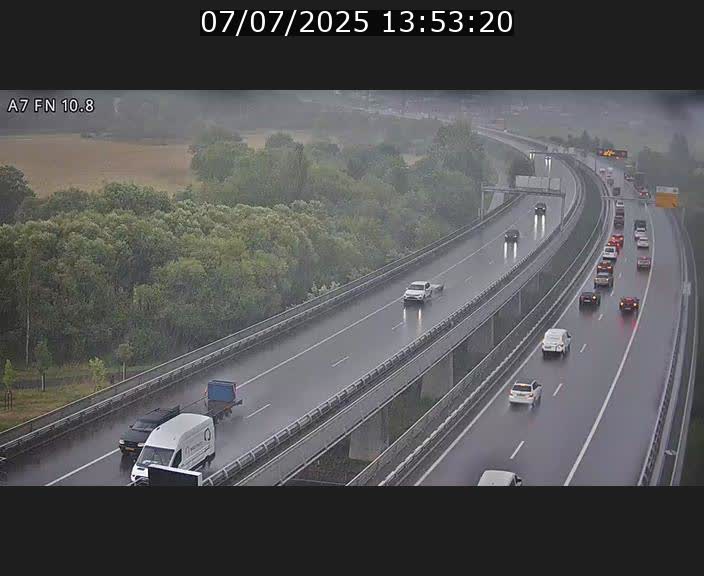 <h2>Caméra trafic Luxembourg - A7, Tunnel Gousselerbierg, sortie sud, direction rond-point Lorentzweiler (BK 10.8)</h2>