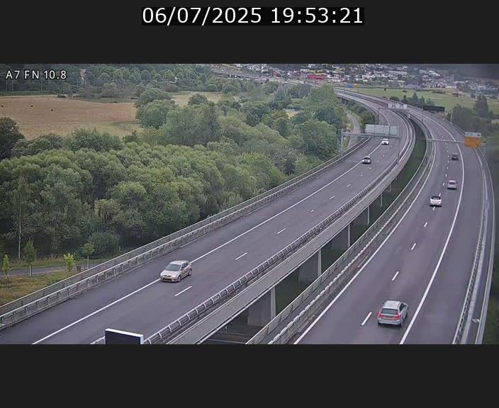 <h2>Caméra trafic Luxembourg - A7, Tunnel Gousselerbierg, sortie sud, direction rond-point Lorentzweiler (BK 10.8)</h2>