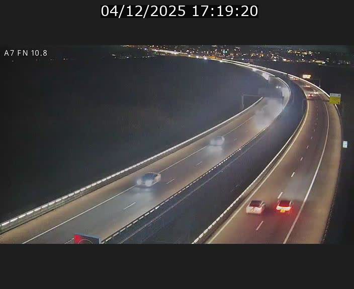 <h2>Caméra trafic Luxembourg - A7, Tunnel Gousselerbierg, sortie sud, direction rond-point Lorentzweiler (BK 10.8)</h2>