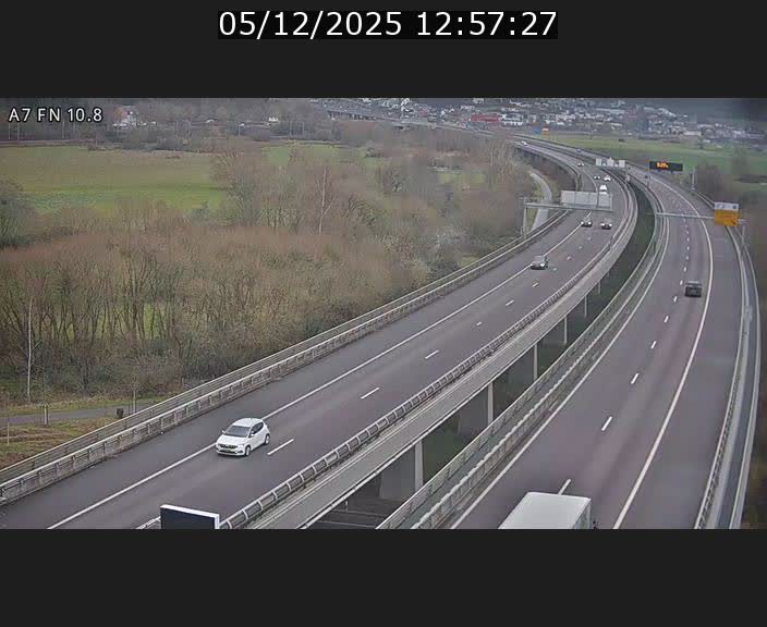 <h2>Caméra trafic Luxembourg - A7, Tunnel Gousselerbierg, sortie sud, direction rond-point Lorentzweiler (BK 10.8)</h2>