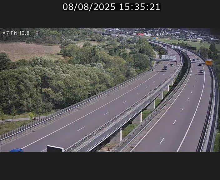<h2>Caméra trafic Luxembourg - A7, Tunnel Gousselerbierg, sortie sud, direction rond-point Lorentzweiler (BK 10.8)</h2>