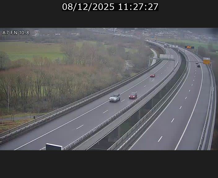 <h2>Caméra trafic Luxembourg - A7, Tunnel Gousselerbierg, sortie sud, direction rond-point Lorentzweiler (BK 10.8)</h2>
