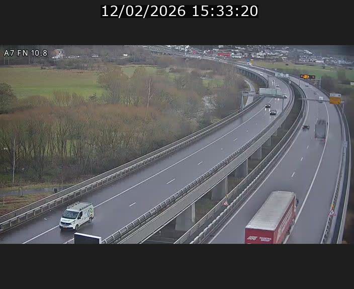 <h2>Caméra trafic Luxembourg - A7, Tunnel Gousselerbierg, sortie sud, direction rond-point Lorentzweiler (BK 10.8)</h2>