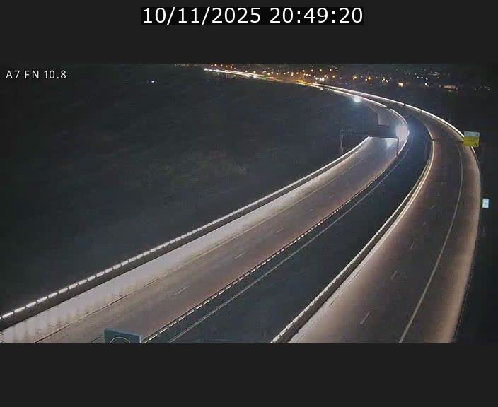 Caméra trafic Luxembourg - A7, Tunnel Gousselerbierg, sortie sud, direction rond-point Lorentzweiler (BK 10.8)