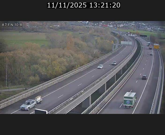 <h2>Caméra trafic Luxembourg - A7, Tunnel Gousselerbierg, sortie sud, direction rond-point Lorentzweiler (BK 10.8)</h2>
