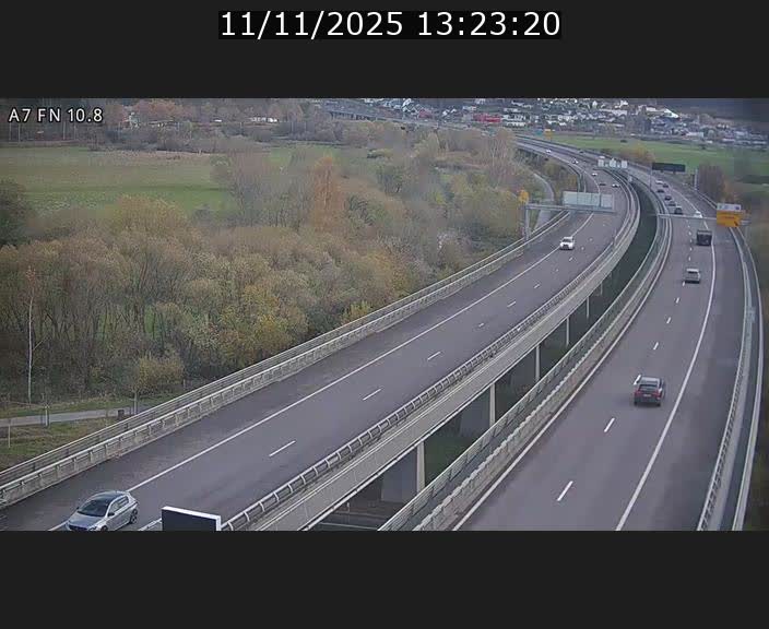 <h2>Caméra trafic Luxembourg - A7, Tunnel Gousselerbierg, sortie sud, direction rond-point Lorentzweiler (BK 10.8)</h2>