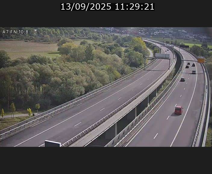 <h2>Caméra trafic Luxembourg - A7, Tunnel Gousselerbierg, sortie sud, direction rond-point Lorentzweiler (BK 10.8)</h2>