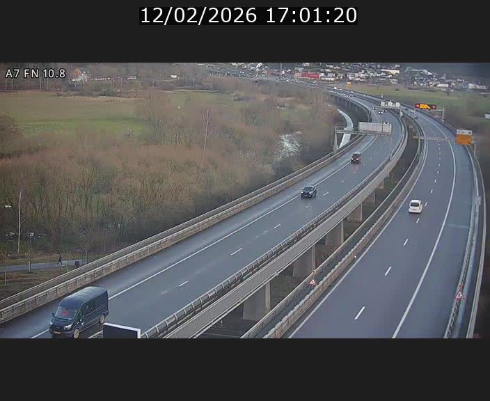 <h2>Caméra trafic Luxembourg - A7, Tunnel Gousselerbierg, sortie sud, direction rond-point Lorentzweiler (BK 10.8)</h2>