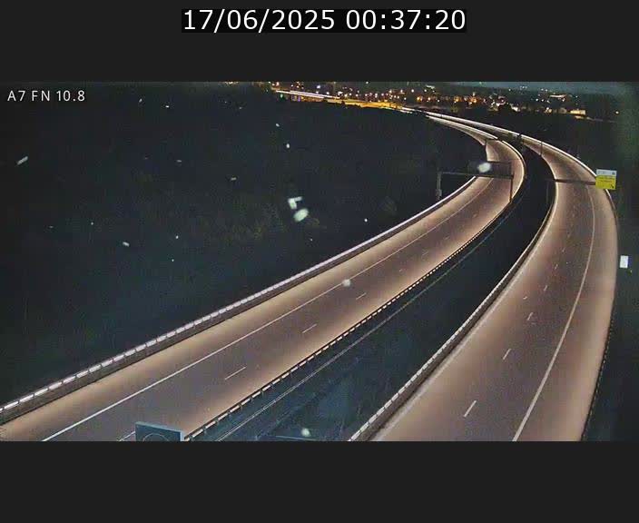 Caméra trafic Luxembourg - A7, Tunnel Gousselerbierg, sortie sud, direction rond-point Lorentzweiler (BK 10.8)