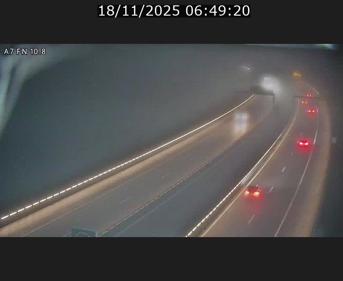 <h2>Caméra trafic Luxembourg - A7, Tunnel Gousselerbierg, sortie sud, direction rond-point Lorentzweiler (BK 10.8)</h2>