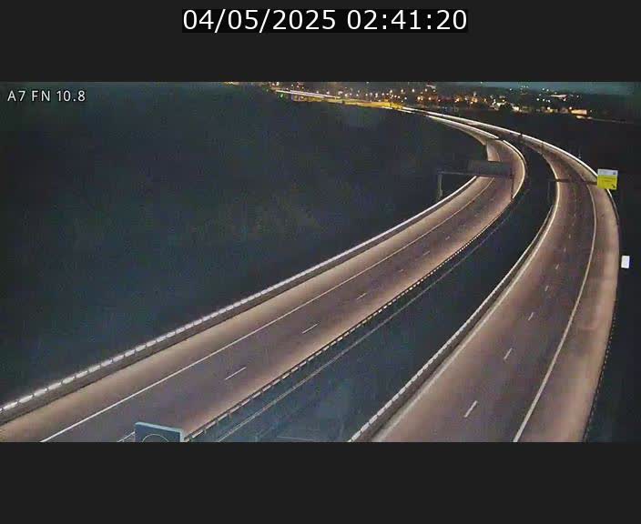 Caméra trafic Luxembourg - A7, Tunnel Gousselerbierg, sortie sud, direction rond-point Lorentzweiler (BK 10.8)