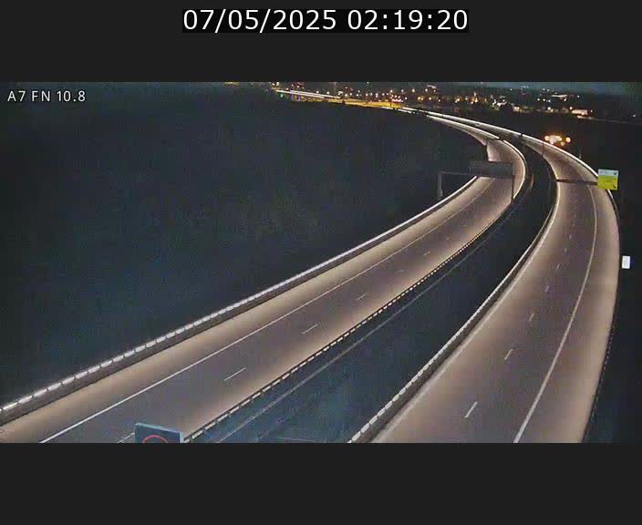 Caméra trafic Luxembourg - A7, Tunnel Gousselerbierg, sortie sud, direction rond-point Lorentzweiler (BK 10.8)