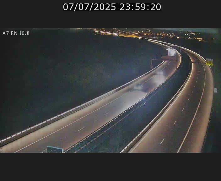 Caméra trafic Luxembourg - A7, Tunnel Gousselerbierg, sortie sud, direction rond-point Lorentzweiler (BK 10.8)