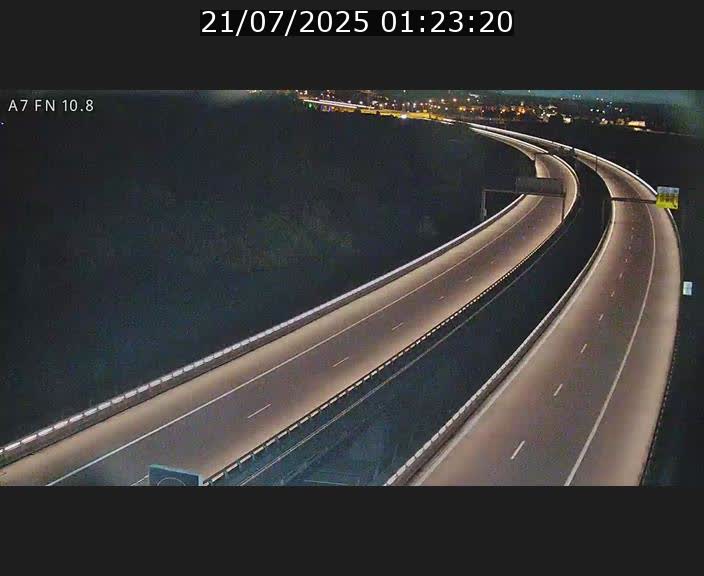 Caméra trafic Luxembourg - A7, Tunnel Gousselerbierg, sortie sud, direction rond-point Lorentzweiler (BK 10.8)