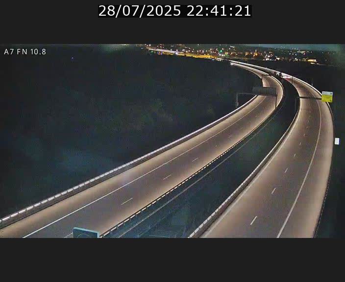 Caméra trafic Luxembourg - A7, Tunnel Gousselerbierg, sortie sud, direction rond-point Lorentzweiler (BK 10.8)