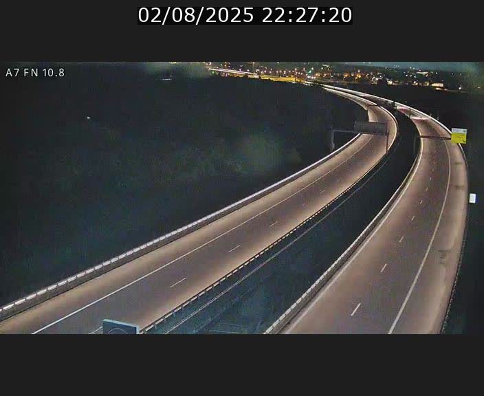 Caméra trafic Luxembourg - A7, Tunnel Gousselerbierg, sortie sud, direction rond-point Lorentzweiler (BK 10.8)