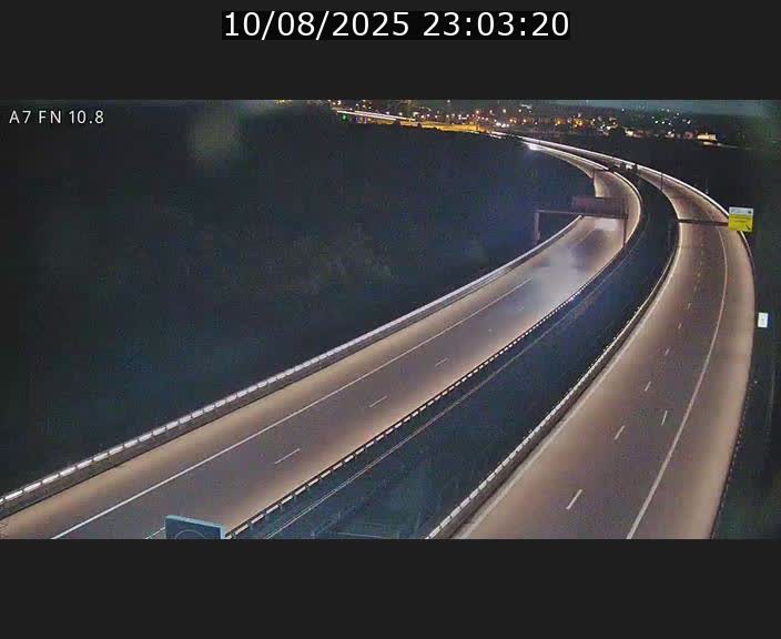 Caméra trafic Luxembourg - A7, Tunnel Gousselerbierg, sortie sud, direction rond-point Lorentzweiler (BK 10.8)