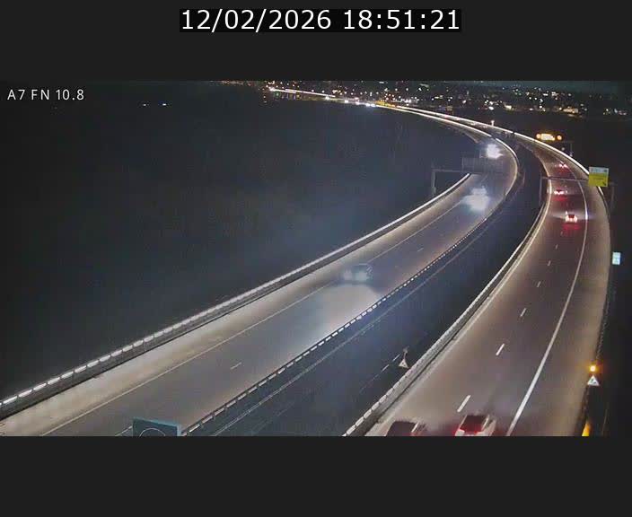 Caméra trafic Luxembourg - A7, Tunnel Gousselerbierg, sortie sud, direction rond-point Lorentzweiler (BK 10.8)