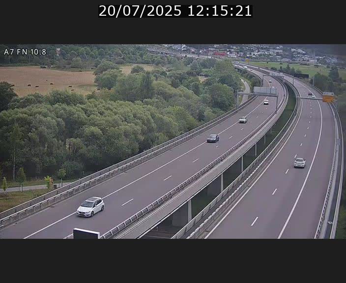 <h2>Caméra trafic Luxembourg - A7, Tunnel Gousselerbierg, sortie sud, direction rond-point Lorentzweiler (BK 10.8)</h2>