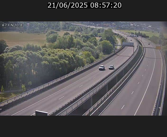 <h2>Caméra trafic Luxembourg - A7, Tunnel Gousselerbierg, sortie sud, direction rond-point Lorentzweiler (BK 10.8)</h2>