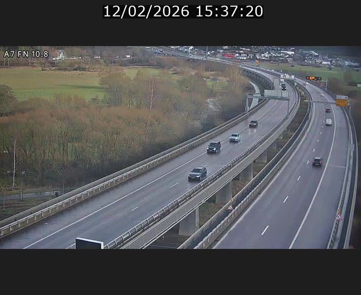 <h2>Caméra trafic Luxembourg - A7, Tunnel Gousselerbierg, sortie sud, direction rond-point Lorentzweiler (BK 10.8)</h2>