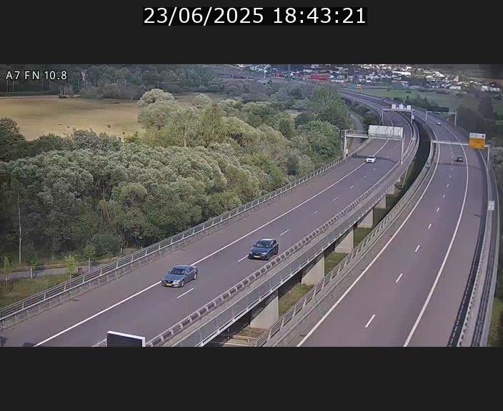 <h2>Caméra trafic Luxembourg - A7, Tunnel Gousselerbierg, sortie sud, direction rond-point Lorentzweiler (BK 10.8)</h2>