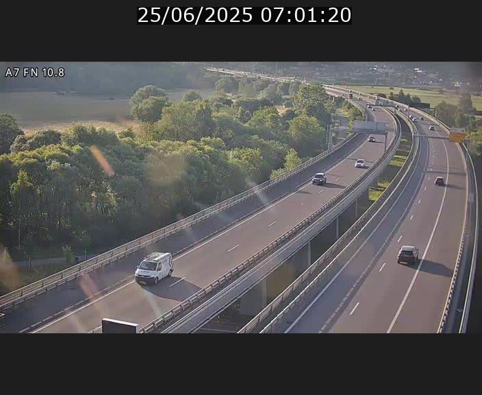 <h2>Caméra trafic Luxembourg - A7, Tunnel Gousselerbierg, sortie sud, direction rond-point Lorentzweiler (BK 10.8)</h2>