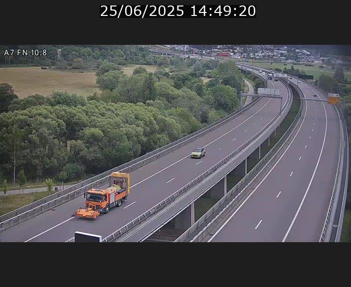 <h2>Caméra trafic Luxembourg - A7, Tunnel Gousselerbierg, sortie sud, direction rond-point Lorentzweiler (BK 10.8)</h2>