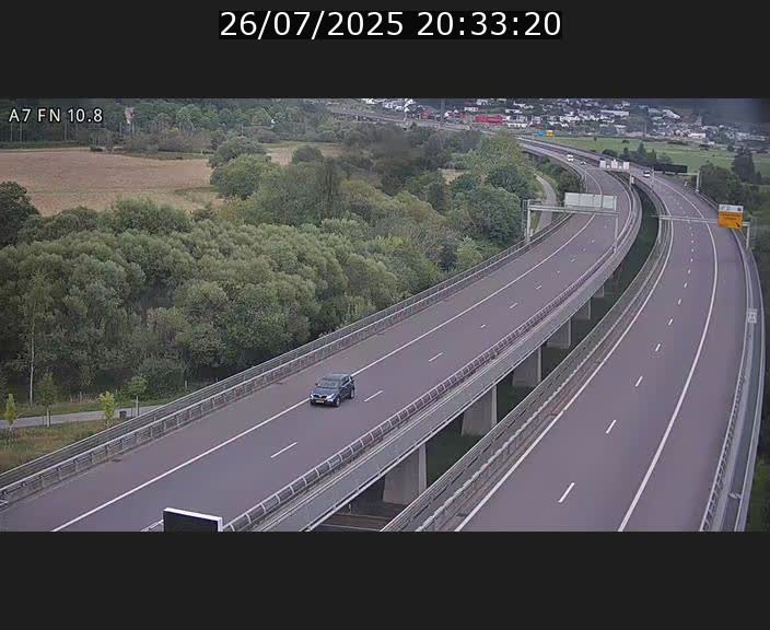 <h2>Caméra trafic Luxembourg - A7, Tunnel Gousselerbierg, sortie sud, direction rond-point Lorentzweiler (BK 10.8)</h2>