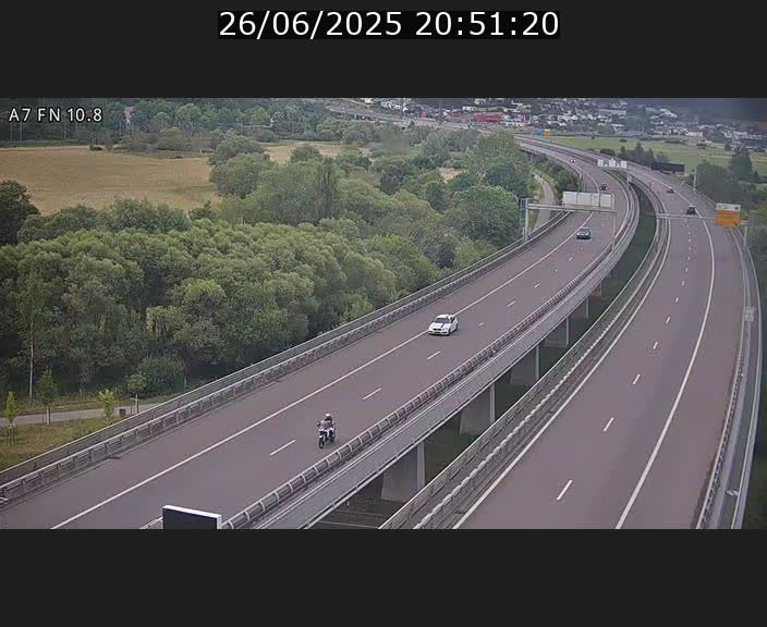 <h2>Caméra trafic Luxembourg - A7, Tunnel Gousselerbierg, sortie sud, direction rond-point Lorentzweiler (BK 10.8)</h2>