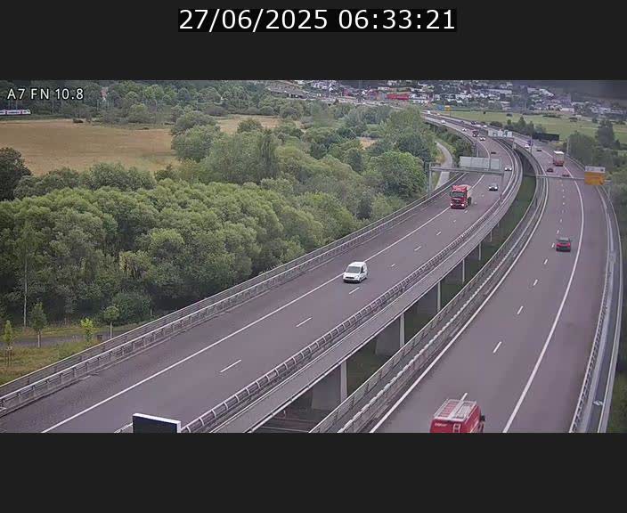 <h2>Caméra trafic Luxembourg - A7, Tunnel Gousselerbierg, sortie sud, direction rond-point Lorentzweiler (BK 10.8)</h2>