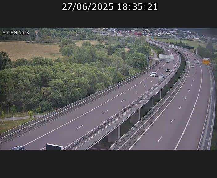 <h2>Caméra trafic Luxembourg - A7, Tunnel Gousselerbierg, sortie sud, direction rond-point Lorentzweiler (BK 10.8)</h2>