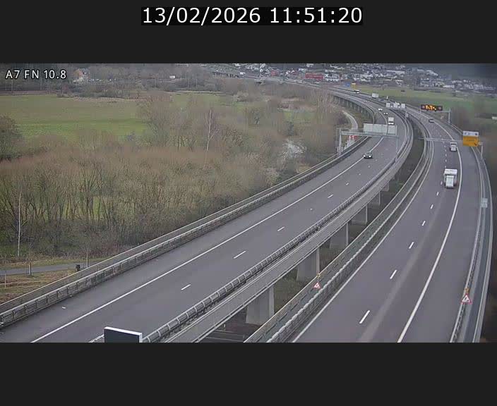 <h2>Caméra trafic Luxembourg - A7, Tunnel Gousselerbierg, sortie sud, direction rond-point Lorentzweiler (BK 10.8)</h2>