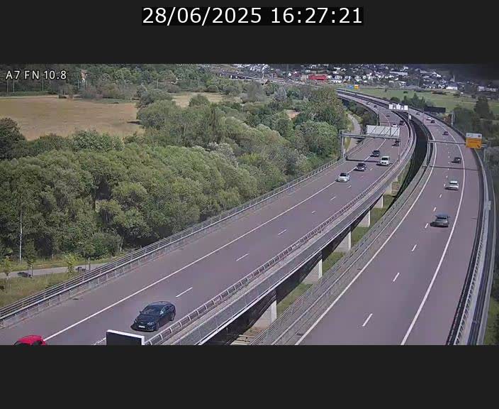 <h2>Caméra trafic Luxembourg - A7, Tunnel Gousselerbierg, sortie sud, direction rond-point Lorentzweiler (BK 10.8)</h2>