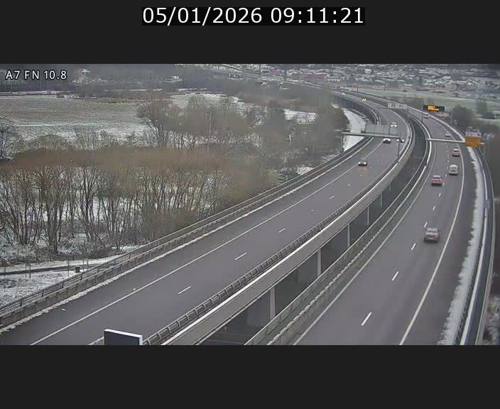 <h2>Caméra trafic Luxembourg - A7, Tunnel Gousselerbierg, sortie sud, direction rond-point Lorentzweiler (BK 10.8)</h2>