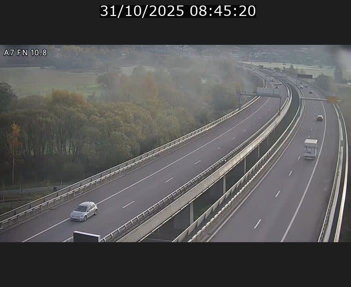<h2>Caméra trafic Luxembourg - A7, Tunnel Gousselerbierg, sortie sud, direction rond-point Lorentzweiler (BK 10.8)</h2>