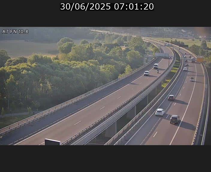 <h2>Caméra trafic Luxembourg - A7, Tunnel Gousselerbierg, sortie sud, direction rond-point Lorentzweiler (BK 10.8)</h2>