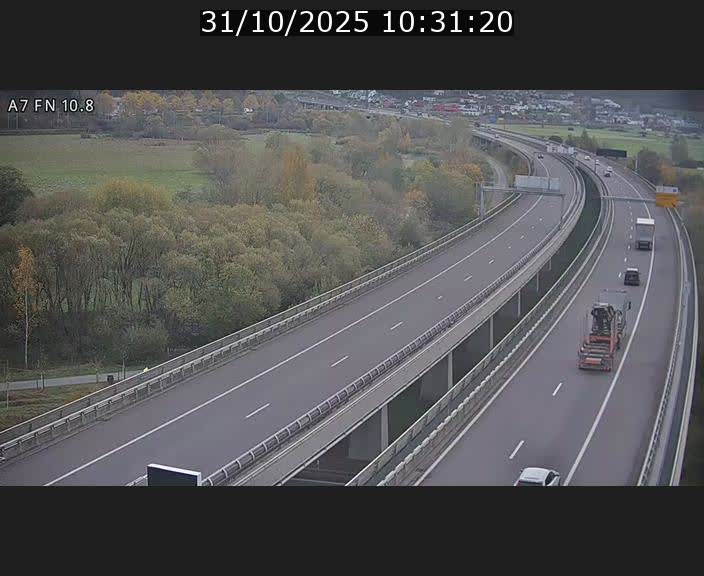 <h2>Caméra trafic Luxembourg - A7, Tunnel Gousselerbierg, sortie sud, direction rond-point Lorentzweiler (BK 10.8)</h2>
