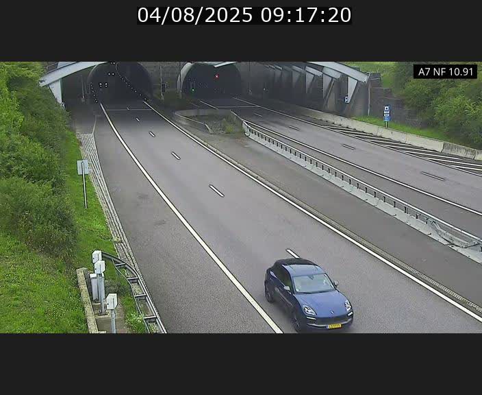 <h2>Caméra trafic Luxembourg - A7, Tunnel Gousselerbierg, entrée sud, direction Mersch</h2>