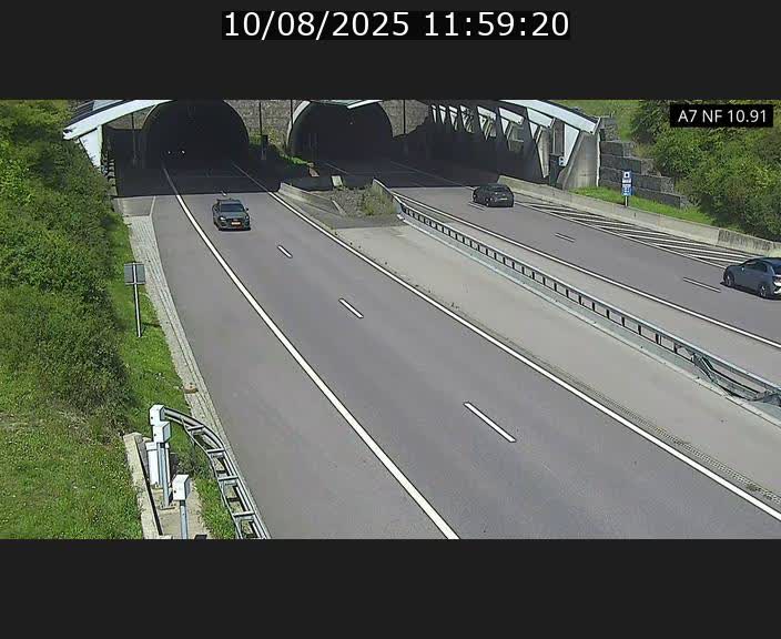 <h2>Caméra trafic Luxembourg - A7, Tunnel Gousselerbierg, entrée sud, direction Mersch</h2>