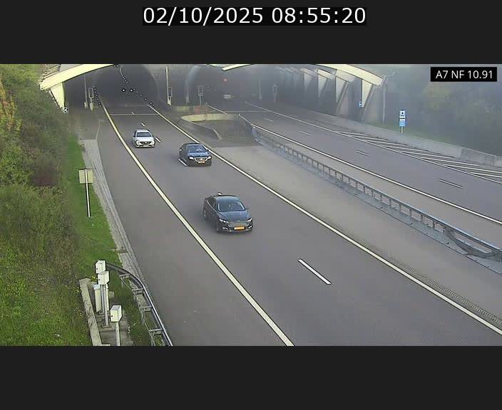 <h2>Caméra trafic Luxembourg - A7, Tunnel Gousselerbierg, entrée sud, direction Mersch</h2>