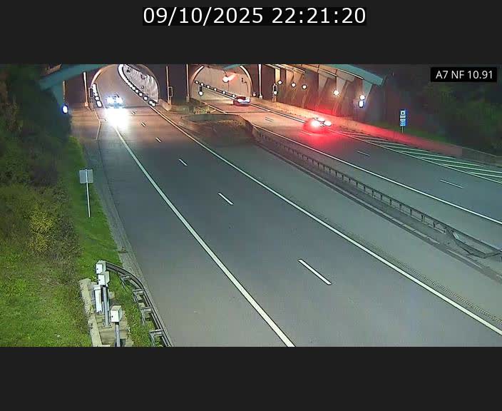 <h2>Caméra trafic Luxembourg - A7, Tunnel Gousselerbierg, entrée sud, direction Mersch</h2>